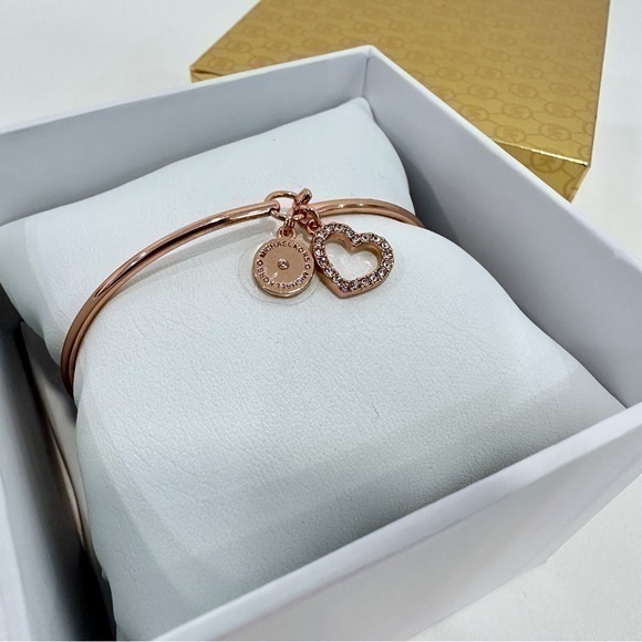 Michael Kors Rose Gold Tone Bangle Bracelet - Picture 1 of 8